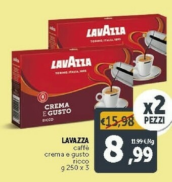 Deco Supermercati Lavazza Caffe Crema E Gusto Ricco 250 G offerta