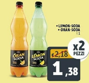 Deco Supermercati Freedea Lemonsoda/ Oransoda 1 L offerta