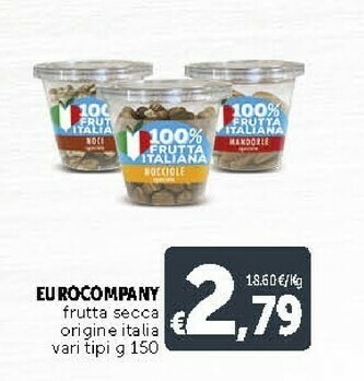 Deco Supermercati Eurocompany Frutta Secca offerta