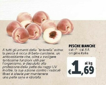 Deco Supermercati Pesche Bianche offerta