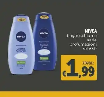 Deco Supermercati Nivea Bagnoschiuma 650 Ml offerta