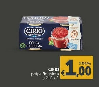 Deco Supermercati Cirio La Finissima Polpa offerta