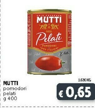 Deco Supermercati Mutti Pomodori Pelati 400 G(ml) offerta