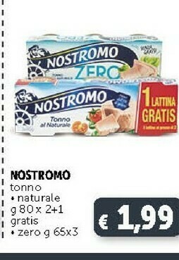 Deco Supermercati Nostromo Tonno Al Naturale offerta