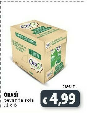 Deco Supermercati Orasi Bevanda Soia 1 L offerta