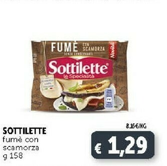 Deco Supermercati Sottilette - Fumè Con Scamorza 158 G(ml) offerta