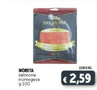 Deco Supermercati Norita Salmone Norvegese Affumicato 100 G(ml) offerta