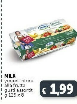 Deco Supermercati Mila Yogurt Intero Alla Frutta Gusti Assortiti 1000 G(ml) offerta