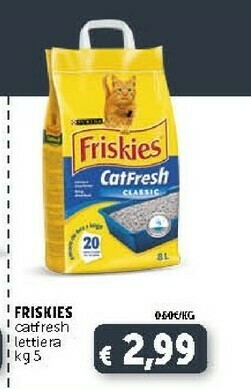 Deco Supermercati Purina Friskies Catfresh Lettiera offerta