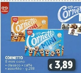 Deco Supermercati Algida Cornetto Mini Classico Parfum Vanille 288 G(ml) offerta