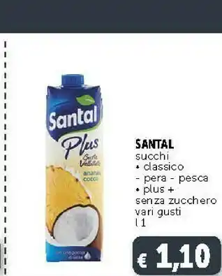 Deco Supermercati Santal Ananas E Cocco Plus 1000 G(ml) offerta