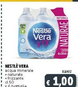 Deco Supermercati Nestlè Acqua Minerale Naturale Vera offerta