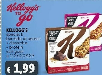 Deco Supermercati Kelloggs Special K Barrette Di Cereali Classiche/ Protein offerta