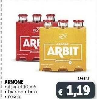 Deco Supermercati Arnone Arbit Bitter Rosso offerta
