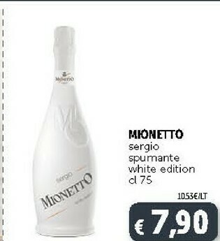 Deco Supermercati Mionetto Sergio Spumante White Edition 75 Cl offerta