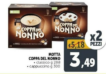 Deco Supermercati Motta Coppa Del Nonno Classica 288 G(ml) offerta