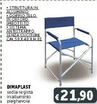 Deco Supermercati Oxford Sedia regista offerta