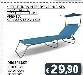 Deco Supermercati Lettino offerta