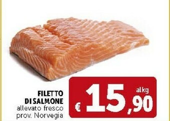 Deco Supermercati Filetto Di Salmone Allevato Fresco offerta