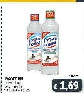 Deco Supermercati Lysoform Detersivo Pavimenti offerta