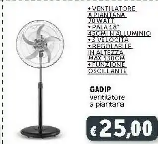 Deco Supermercati Ventilatore offerta