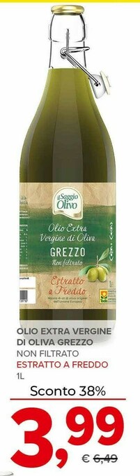 Il saggio olivo Olio Extra Vergine Di Oliva Grezzo 1000 G(ml)