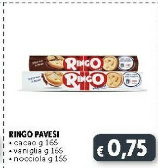 Deco Supermercati Pavesi Ringo Cacao 165 G(ml) offerta