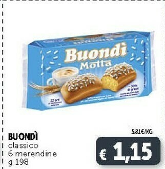 Deco Supermercati Motta Buondì 198 G(ml) offerta