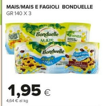 Tigre Bonduelle Mais offerta
