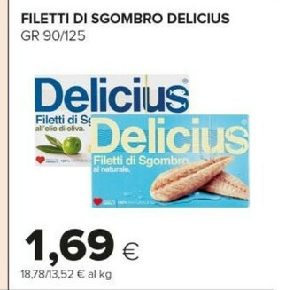 Tigre Delicius Filetti di sgombro offerta