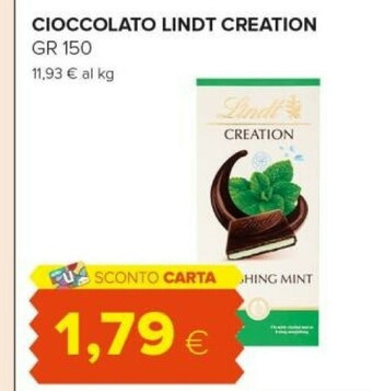 Tigre Lindt Cioccolato offerta