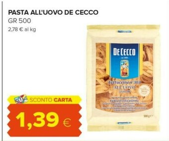 De Cecco Pasta all'uovo
