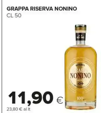 Tigre Nonino Grappa offerta