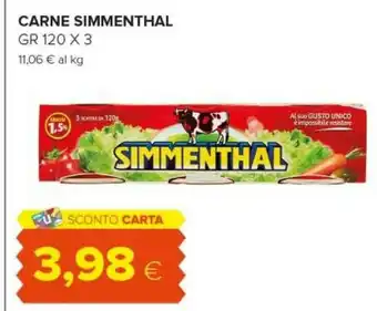 Tigre Simmenthal Carne in scatola offerta