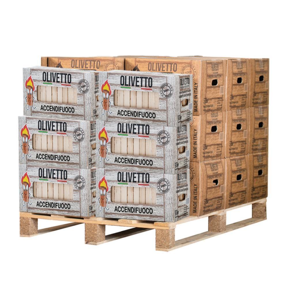 200 Accendifuoco Ecologici Per Camino E Barbecue - In Legno E Stearina, Combustione 8-10 Minuti