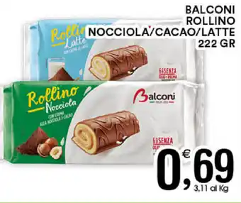 Gecop Balconi Rollino Nocciola/Cacao/Latte 222gr offerta