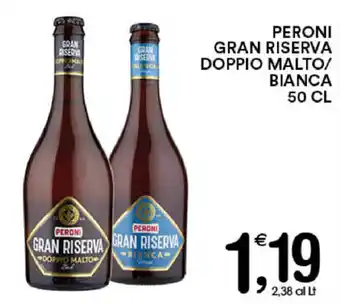 Gecop Peroni Gran Riserva Doppio Malto/Bianca 50cl offerta