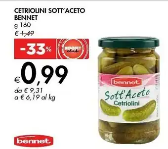 Bennet Cetriolini Sott' Aceto