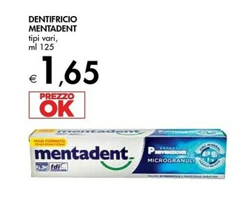 Bennet Mentadent Dentifricio offerta