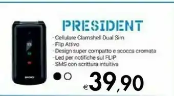 Bennet Prèsident Cellulari offerta