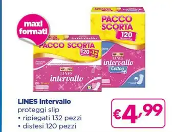 Acqua & Sapone Lines Intervallo Proteggi Slip Ripiegati / Distesi offerta