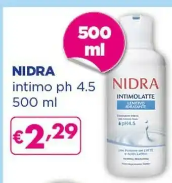 Acqua & Sapone Nidra Intimo PH 4.5 offerta