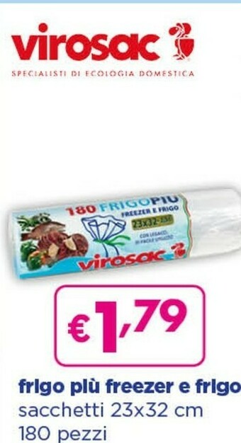 Acqua & Sapone Virosac Frigo Più Freezer E Frigo offerta