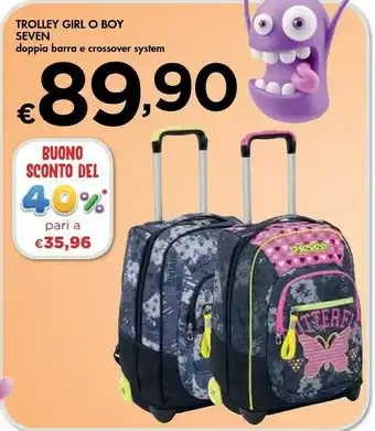 Bennet Seven Trolley Girl / Boy offerta