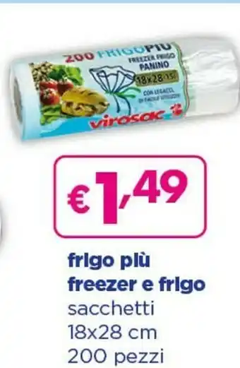 Acqua & Sapone Virosac Frigo Più Freezer E Frigo offerta