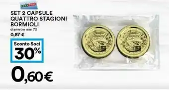 Coop Bormioli Set 2 Capsule Quattro Stagioni offerta