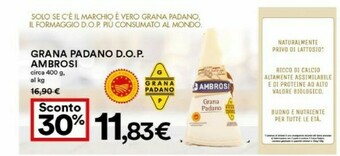 Coop Ambrosi Formaggio offerta