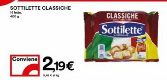 Coop Sottilette offerta