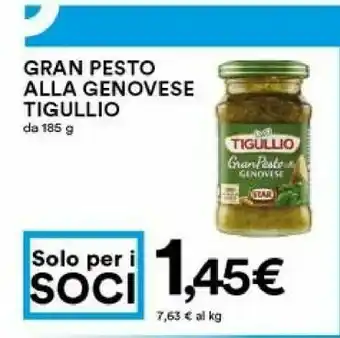 Coop Tigullio Star Gran Pesto Alla Genovese offerta