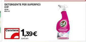 Coop Cif Detergente Per Superfici Spray offerta